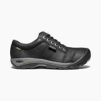 KEEN Austin Waterproof - Cierne Casual Obuv Panske, K0144SK